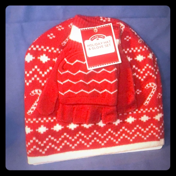 Holiday Time Accessories - Holiday Hat & Glove Set